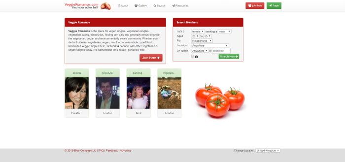 dating sites for vegetarians